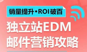 销量提升•ROI破百 独立站EDM邮件营销攻略，如何通过邮件营销每年获得100万美金销售额!-一起网赚吧
