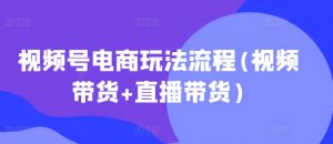 视频号电商玩法流程,视频带货+直播带货【更新2025年1月】-一起网赚吧