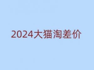2024版大猫淘差价课程,新手也能学的无货源电商课程-一起网赚吧