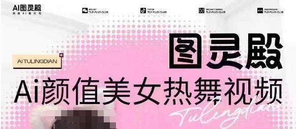 全网首发，原价988图灵殿AI颜值美女热舞视频，云端生图，轻松过原创-一起网赚吧