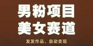 男粉项目美女赛道，发发作品，轻松获流自动变现-一起网赚吧