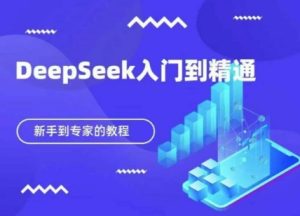 DeepSeek快速从入门到精通，新手的保姆级教程-一起网赚吧