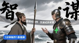 扣子工作流一键生成沉浸式历史故事，一天工作量，3分钟搞定-一起网赚吧