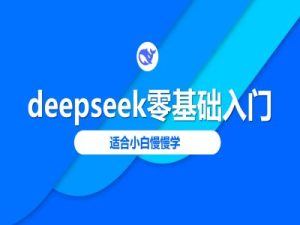 deepseek零基础入门-deepseek教程2025，适合小白慢慢学-一起网赚吧