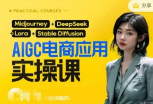 AI电商应用实操课(加更DeepSeek)保姆级喂饭教程，从0-1用AI做电商-一起网赚吧