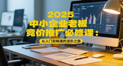 2025中小企业老板竞价推广必修课：从入门到精通的进阶之路-一起网赚吧