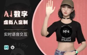 Ai数字人虚拟(智能体)实时语音交互特训营，​自行定制超写实角色AI数字人交互技术-一起网赚吧
