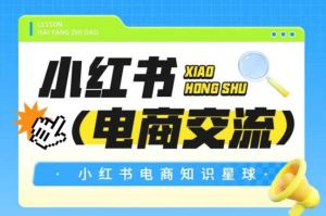 红薯电商知识星球，小红书电商交流-一起网赚吧