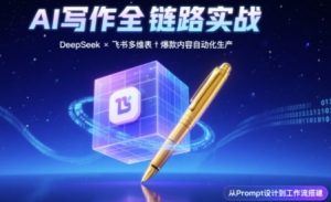 AI写作全链路:DeepSeek结构化Prompt+飞书多维表打造爆款内容体系-一起网赚吧