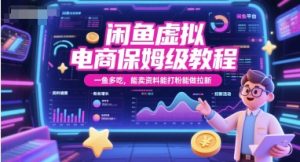 闲鱼虚拟电商保姆级教程，一鱼多吃，能卖资料能打粉能做拉新-一起网赚吧