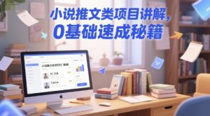 小说推文类项目讲解，0 基础速成秘籍-一起网赚吧