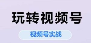 玩转视频号,视频号实战系列课-一起网赚吧