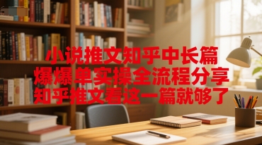 小说推文知乎中长篇爆单实操全流程分享，知乎推文看这一篇就够了-一起网赚吧
