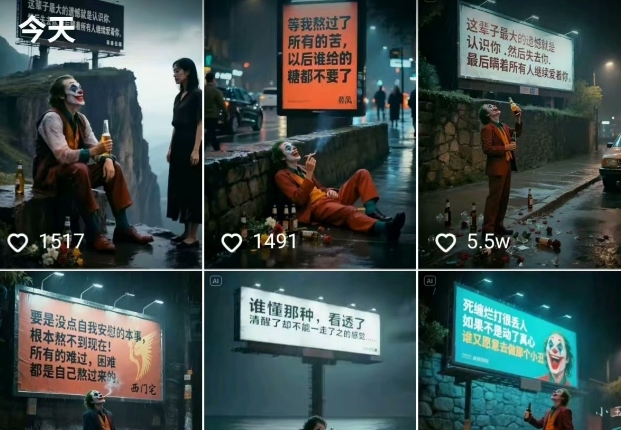 一条视频竟然15W赞！用AI制作小丑自嘲扎心文案视频，当下非常火爆的短视频流量神器-一起网赚吧