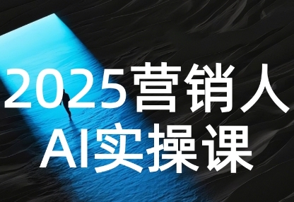 2025营销人Al实操课，AI营销抢跑实战，从Prompt到方案，效率碾压同行-一起网赚吧