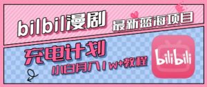 最新蓝海项目，B站充电计划，小白也能月入1w+-一起网赚吧