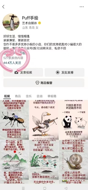 Puff手绘视频号分成项目，三天过分成计划，简单易上手，适合新手-一起网赚吧