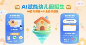 AI赋能幼儿园招生，AI自动获客+AI全自动招生-一起网赚吧