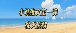 小说推文项目操作全流程第一弹，0粉就能做，门槛低非常适合新手-一起网赚吧