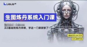 LibLibAI哩布哩布生图炼丹系统入门课，从生图到炼丹，只学这一门就够了-一起网赚吧