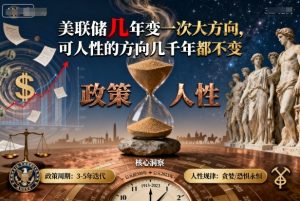 付费文章:美联储几年变一次大方向,可人性的方向几千年都不变-一起网赚吧