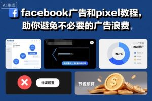 facebook广告和pixel教程，助你避免不必要的广告浪费-一起网赚吧