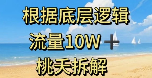 据底层逻辑，流量10W+，以安全知识科普为例-一起网赚吧
