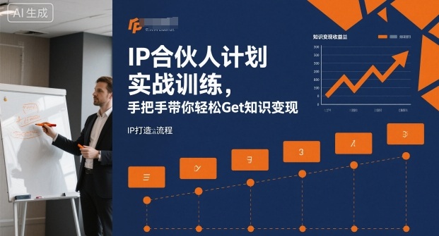 IP合伙人计划实战训练，手把手带你轻松Get知识变现-一起网赚吧