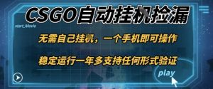 游戏自动挂G捡漏,一个手机即可操作,当天可操作见到结果,新手小白轻松月入1W+【揭秘】-一起网赚吧