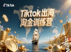 Tiktok出海淘金训练营，跨境电商TK实战变现-一起网赚吧