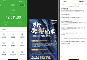 外面收费980全新男粉变现项目，竞争小，利润高，多种方式变现，独家技术-一起网赚吧