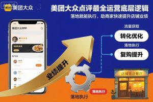 美团大众点评最全运营底层逻辑,落地就能执行,助商家快速提升店铺业绩-一起网赚吧