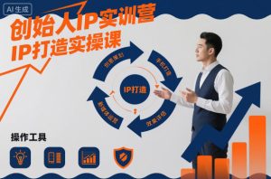创始人IP实训营,IP打造实操课-一起网赚吧
