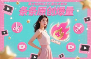 美女视频搬运去重技术教学，条条原创爆量-一起网赚吧