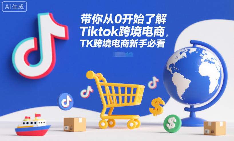 带你从0开始了解Tiktok跨境电商，TK跨境电商新手必看-一起网赚吧