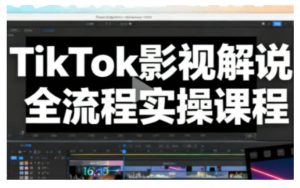TikTok影视解说全流程实操,手把手教你打造TK爆款解说视频-一起网赚吧