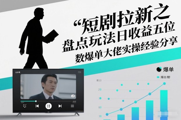 短剧拉新之盘点玩法日收益五位数爆单大佬实操经验分享-一起网赚吧