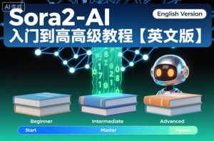 Sora2-AI入门到高级教程【英文版】-一起网赚吧