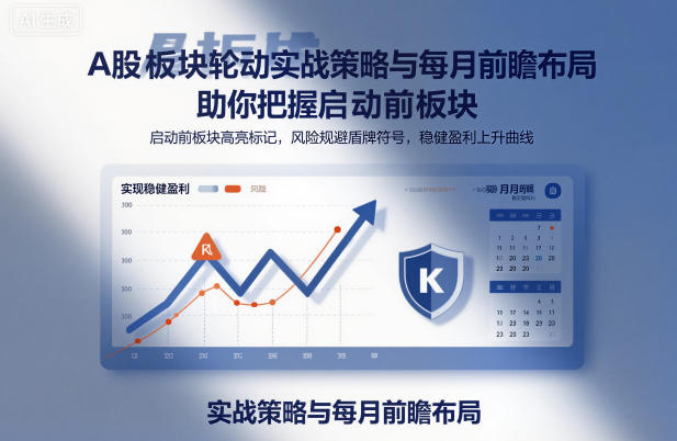 A股板块轮动实战策略与每月前瞻布局，助你把握启动前板块，规避风险，实现稳健盈利-一起网赚吧