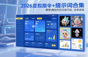 2026豆包指令+提示词合集，解锁AI创作的无限可能，效率倍增-一起网赚吧