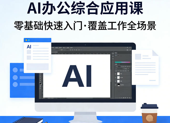 AI办公综合应用课，零基础快速入门，覆盖了工作中各种应用场景-一起网赚吧