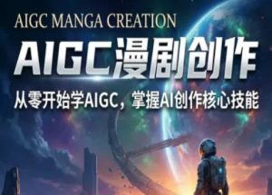 AIGC精品漫剧创作全流程解析,S级漫剧教学,从零开始学AIGC漫剧创作-一起网赚吧
