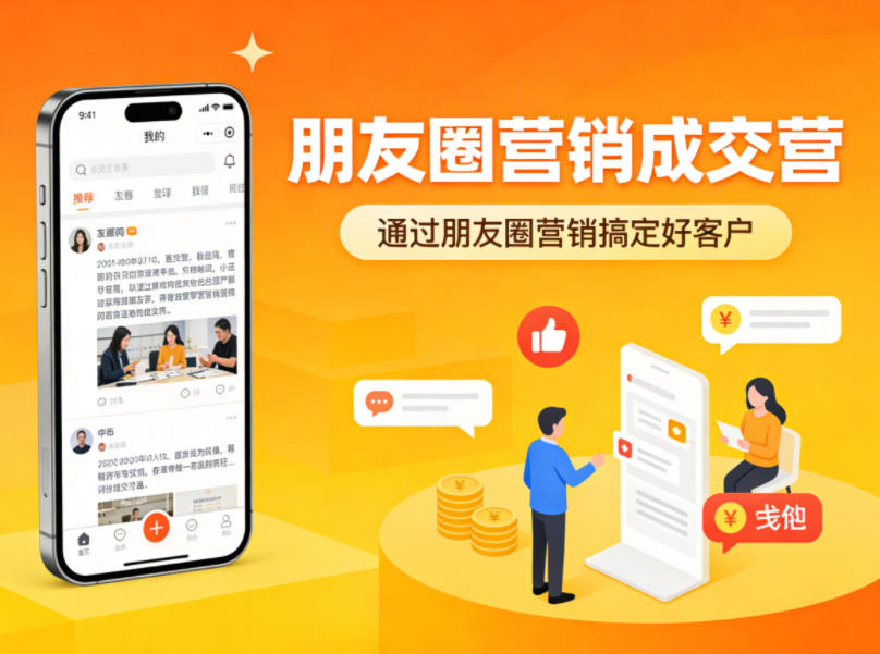 朋友圈营销成交营，通过朋友圈营销来搞定好客户-一起网赚吧