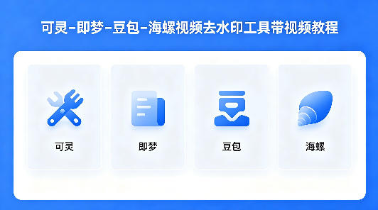 可灵–即梦–豆包–海螺视频去水印工具带视频教程-一起网赚吧