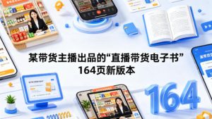 某带货主播出品的《直播带货电子书》164页新版本-一起网赚吧