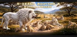 用一张普通图片，通过GPT写剧情，再用Seedance 2.0做动态演绎，居然能生成迪士尼风格搞笑动画-一起网赚吧