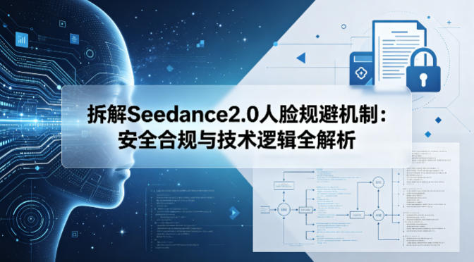 拆解Seedance2.0人脸规避机制：安全合规与技术逻辑全解析-一起网赚吧
