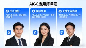 AIGC应用师课程,覆盖了AI技术的理论基础、实际应用、以及未来发展趋势-一起网赚吧