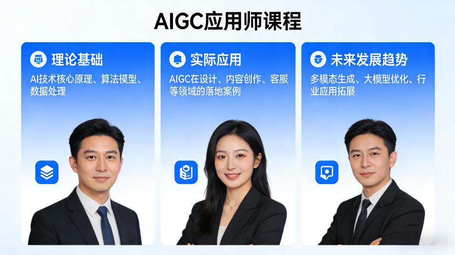 AIGC应用师课程，覆盖了AI技术的理论基础、实际应用、以及未来发展趋势-一起网赚吧