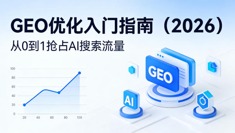 【最新】GEO优化入门指南（2026），从0到1抢占AI搜索流量-一起网赚吧